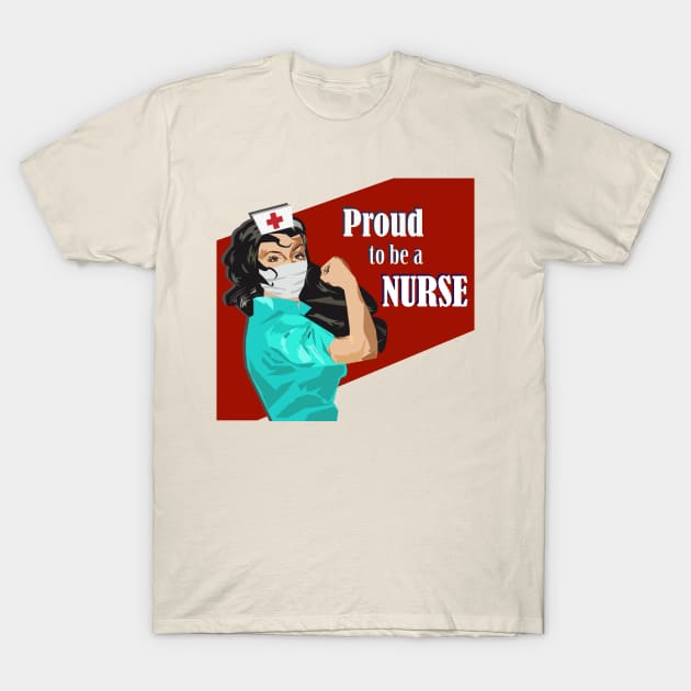 Proud to be a Nurse Nursing Student Graduation Gift T-Shirt by MichelleBoardman